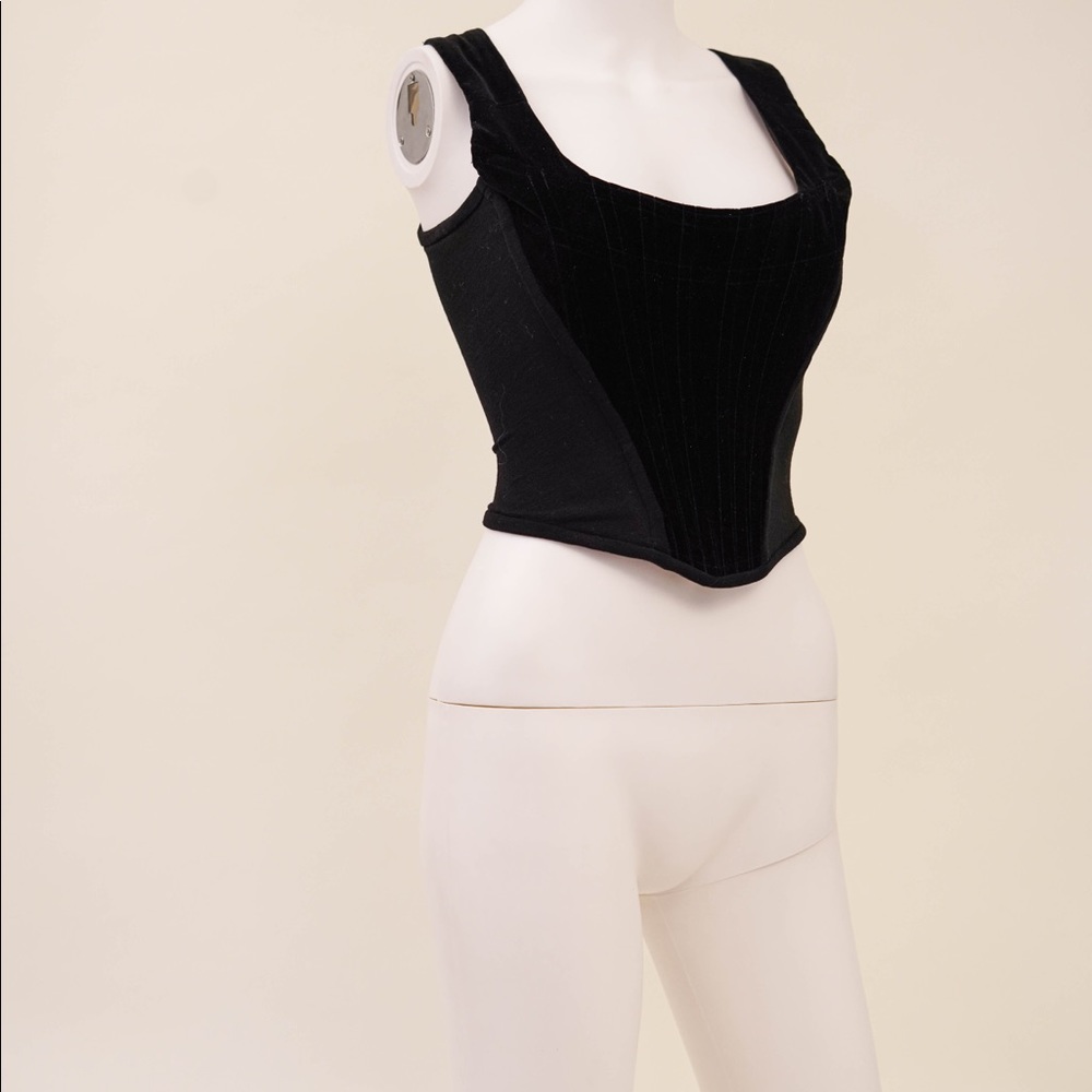 Vivienne Westwood Black Satin Corset - Picture 3 of 6